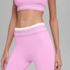 Leggings High-Waist Airbrush 7/8 «Better Together» — Rosa Candy Heart/Blanco