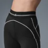 Leggings High-Waist «Heart Throb» con efecto Airbrush - Negro/Blanco