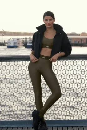 Leggings High-Waist «Suit Up» de Airlift - Olivo/Olivo