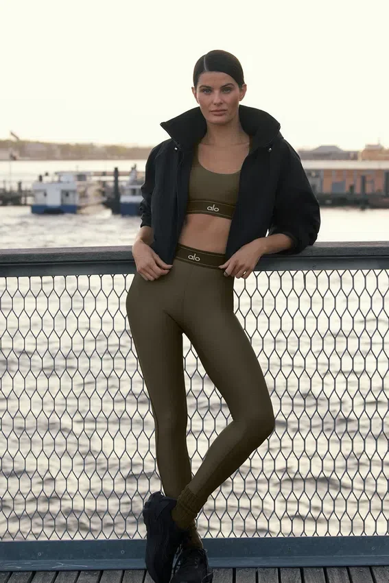 Leggings High-Waist «Suit Up» de Airlift - Olivo/Olivo