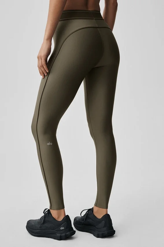 Leggings High-Waist «Suit Up» de Airlift - Olivo/Olivo