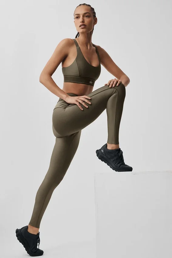 Leggings High-Waist «Suit Up» de Airlift - Olivo/Olivo
