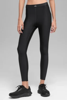 Leggings «Ignite» de cintura High-Waist y largo 7/8 de la gama «Airlift» – Negro