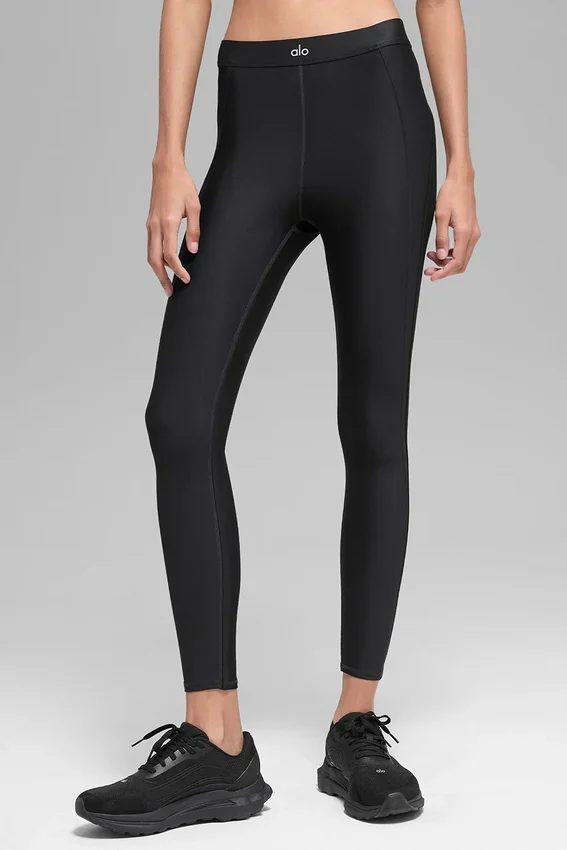 Leggings «Ignite» de cintura High-Waist y largo 7/8 de la gama «Airlift» – Negro