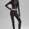 Leggings «Ignite» de cintura High-Waist y largo 7/8 de la gama «Airlift» – Negro