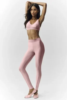 Leggings Mirage 7/8 de la línea Airlift - Rosa champán