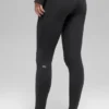 Leggings «Nocturne» de cintura alta y abrigo invernal de Airbrush - Negro