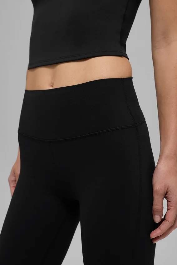 Mallas Alo Softsculpt High-Waist 7/8 Bootcut Leggings - Negro