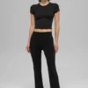 Mallas Alo Softsculpt High-Waist 7/8 Bootcut Leggings - Negro