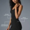 Minivestido de punto vaquero - Negro/antracita