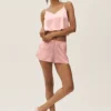 Mules de zapatillas Alo Sunset - Rosa soleado