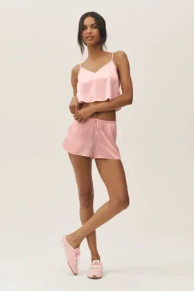 Mules de zapatillas Alo Sunset - Rosa soleado