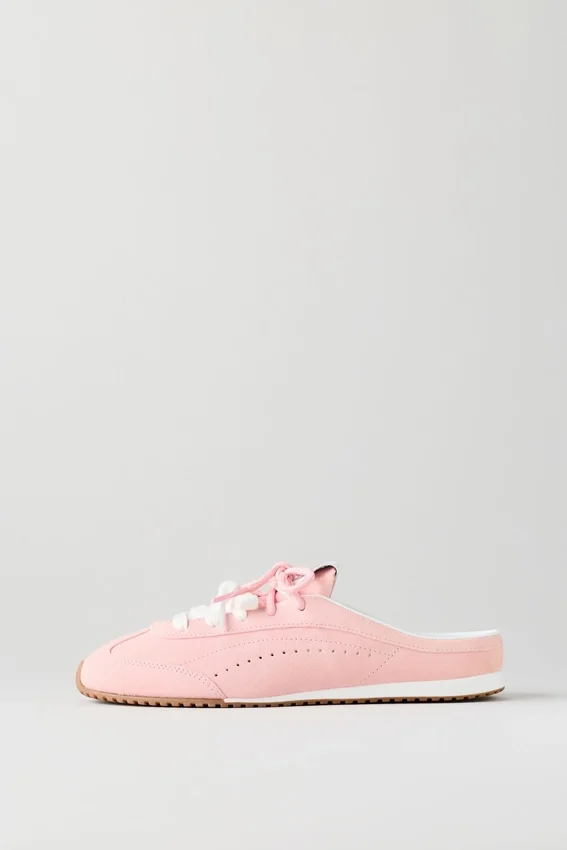 Mules de zapatillas Alo Sunset - Rosa soleado