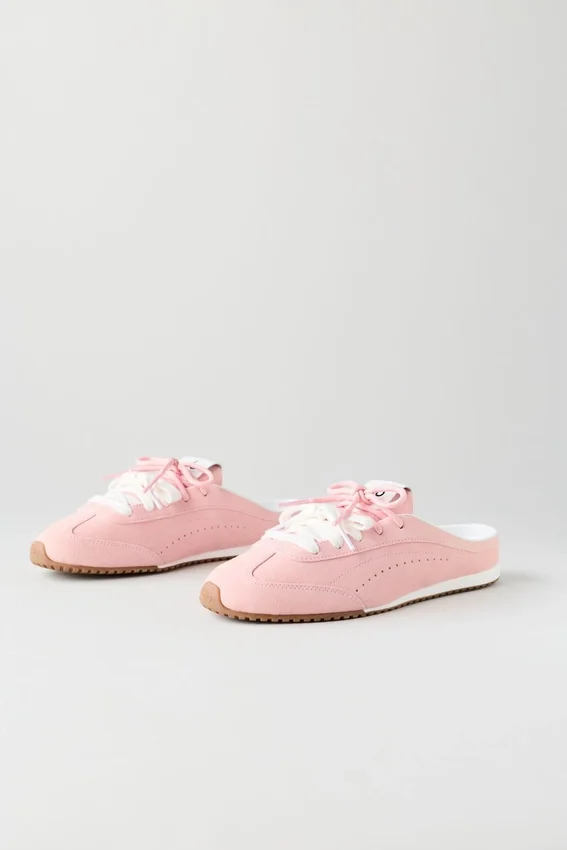 Mules de zapatillas Alo Sunset - Rosa soleado