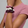 Pack de 3 mini gomas para el pelo Fresh - Burdeos/Rosa rosa silvestre/Marfil