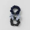 Pack de 3 mini gomas para el pelo «Fresh» - Hielo invernal/Azul marino/Antracita