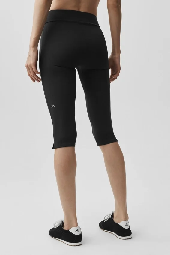 Pantalón capri Alo Softsculpt Shoreline - Negro