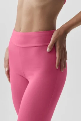 Pantalón capri Alo Softsculpt Shoreline – Rosa Paraíso