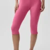 Pantalón capri Alo Softsculpt Shoreline - Rosa Paraíso