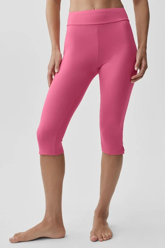Pantalón capri Alo Softsculpt Shoreline - Rosa Paraíso