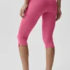 Pantalón capri Alo Softsculpt Shoreline - Rosa Paraíso