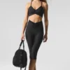 Pantalón capri Divine High-Waist Airlift - Negro