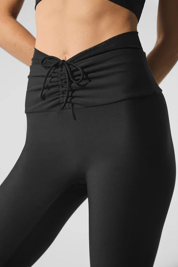 Pantalón capri Divine High-Waist Airlift - Negro