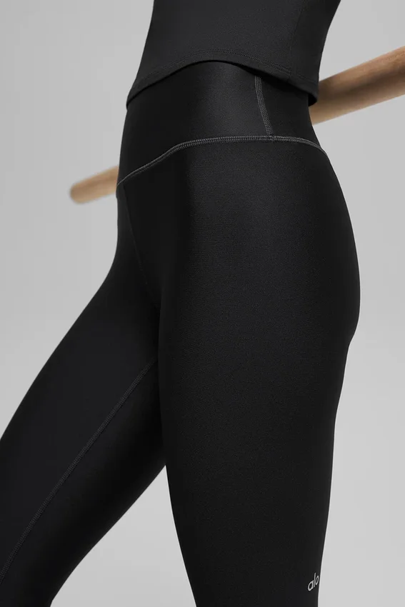 Pantalón capri High-Waist Airlift de 16'' - Negro