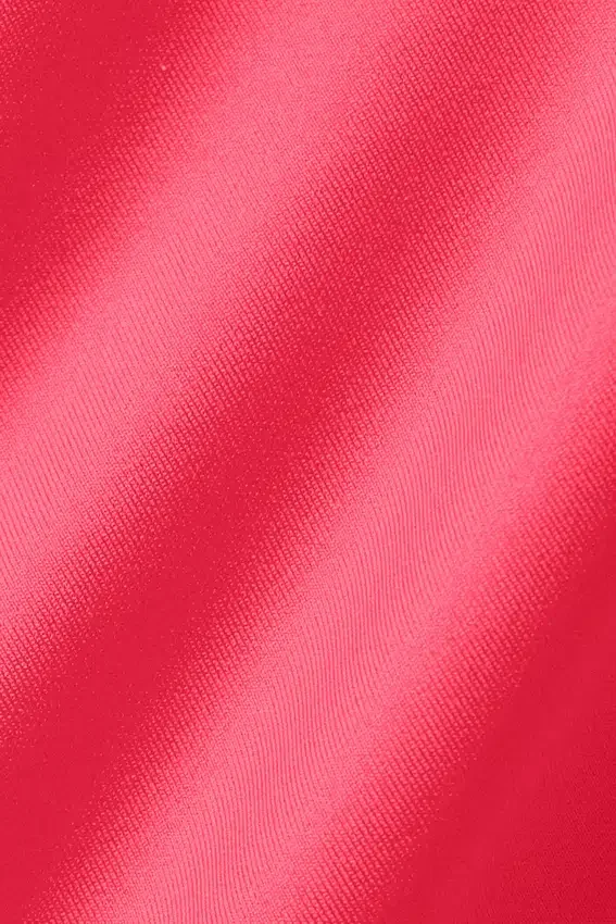 Pantalón capri High-Waist Airlift de cintura alta, superelegante y con contraste — Rojo caramelo/Blanco