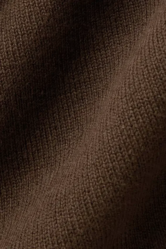 Pantalón cargo de punto High-Waist - Espresso