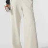 Pantalón cargo de punto High-Waist Scholar - Marfil