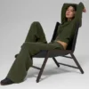 Pantalón cargo de punto High-Waist Scholar - Verde oliva