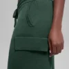 Pantalón cargo de punto High-Waist - Verde trébol
