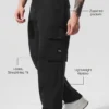 Pantalón cargo ripstop - Negro