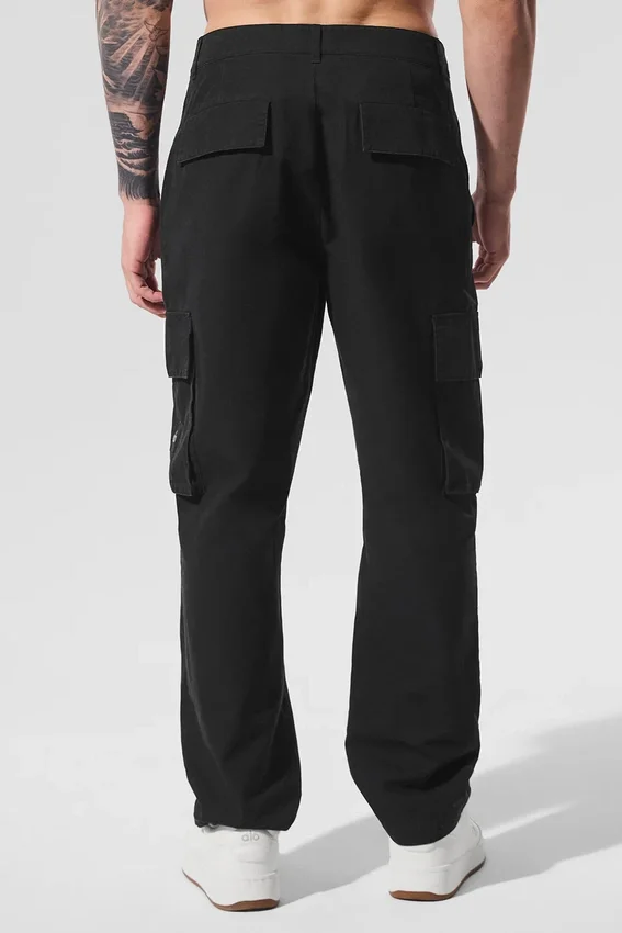 Pantalón cargo ripstop - Negro