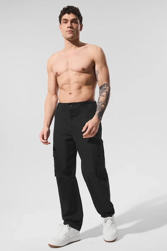 Pantalón cargo ripstop - Negro
