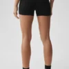 Pantalón corto Alosoft Affection de 3" – Negro