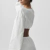 Pantalón corto de algodón con manga larga «Real Deal» - Blanco