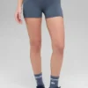 Pantalón corto de compresión de 3" Alo Softsculpt High-Waist — Bluestone