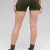 Pantalón corto de compresión de 3" Alo Softsculpt High-Waist — Verde oliva