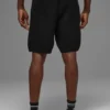 Pantalón corto de jersé «Sports Club» de 7" - Negro
