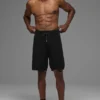 Pantalón corto de jersé «Sports Club» de 7" - Negro