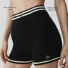 Pantalón corto de punto «Tennis Club Sweater Knit» — Negro/marfil