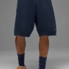 Pantalón corto de punto tipo jersé «Sports Club» de 7" - Azul marino