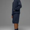 Pantalón corto de punto tipo jersé «Sports Club» de 7" - Azul marino