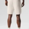 Pantalón corto de punto tipo jersé «Sports Club» de 7" – Marfil