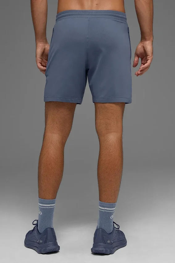 Pantalón corto deportivo Conquer React de 7" - Bluestone