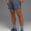 Pantalón corto deportivo Conquer React de 7" - Bluestone