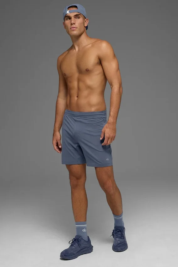 Pantalón corto deportivo Conquer React de 7" - Bluestone