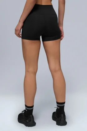 Pantalón corto High-Waist Airlift de 3″ – Negro